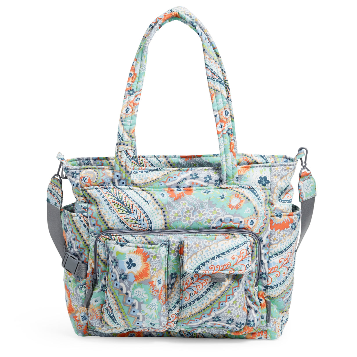 Utility Tote Citrus Paisley