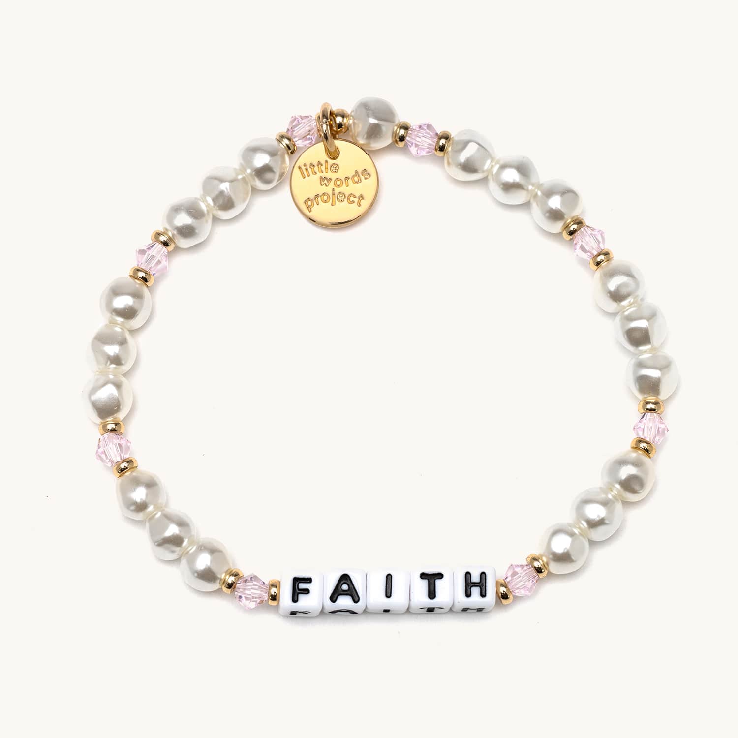 Faith - Pearl Bracelet | Little Words Project