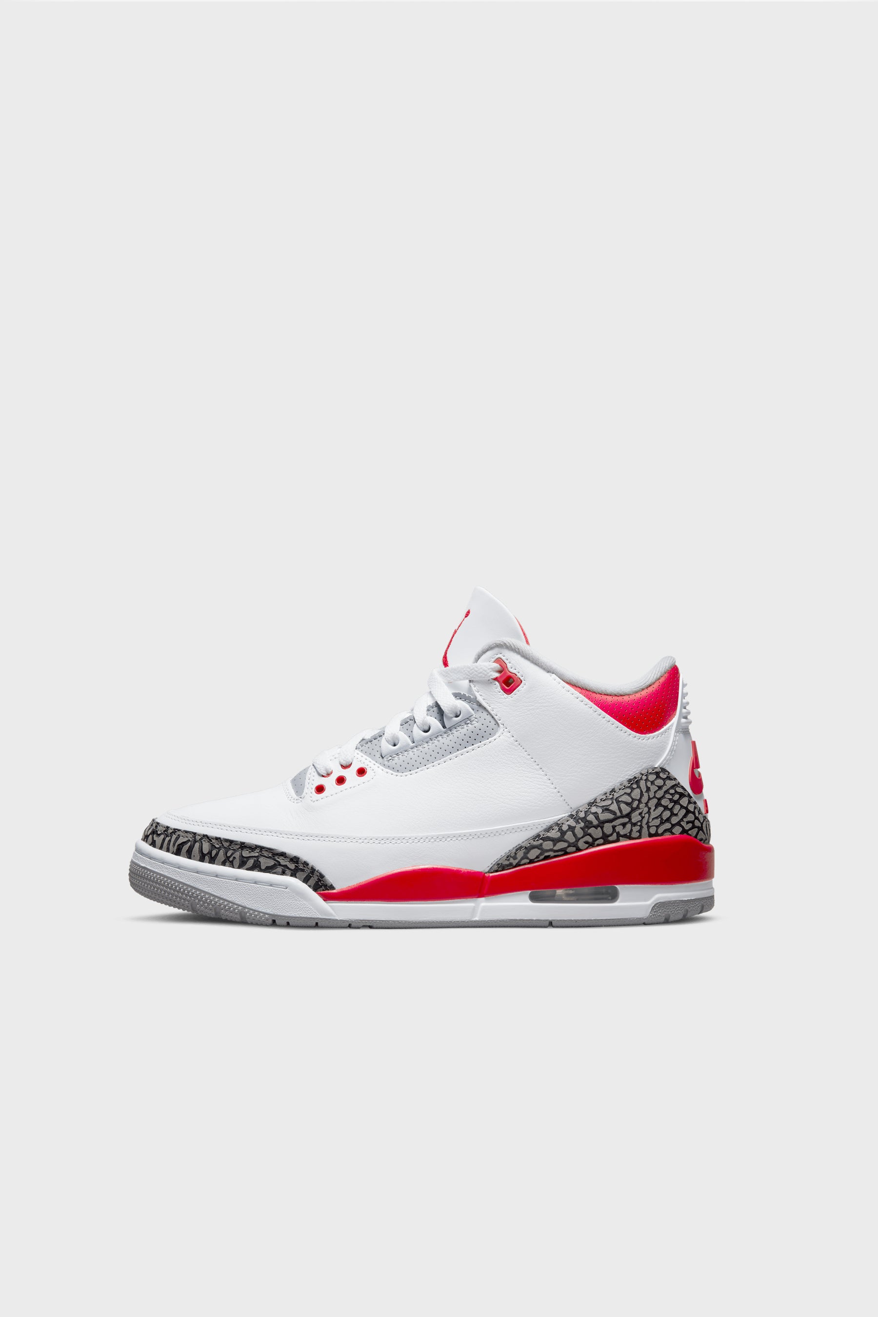 jordan 3 white fire red black