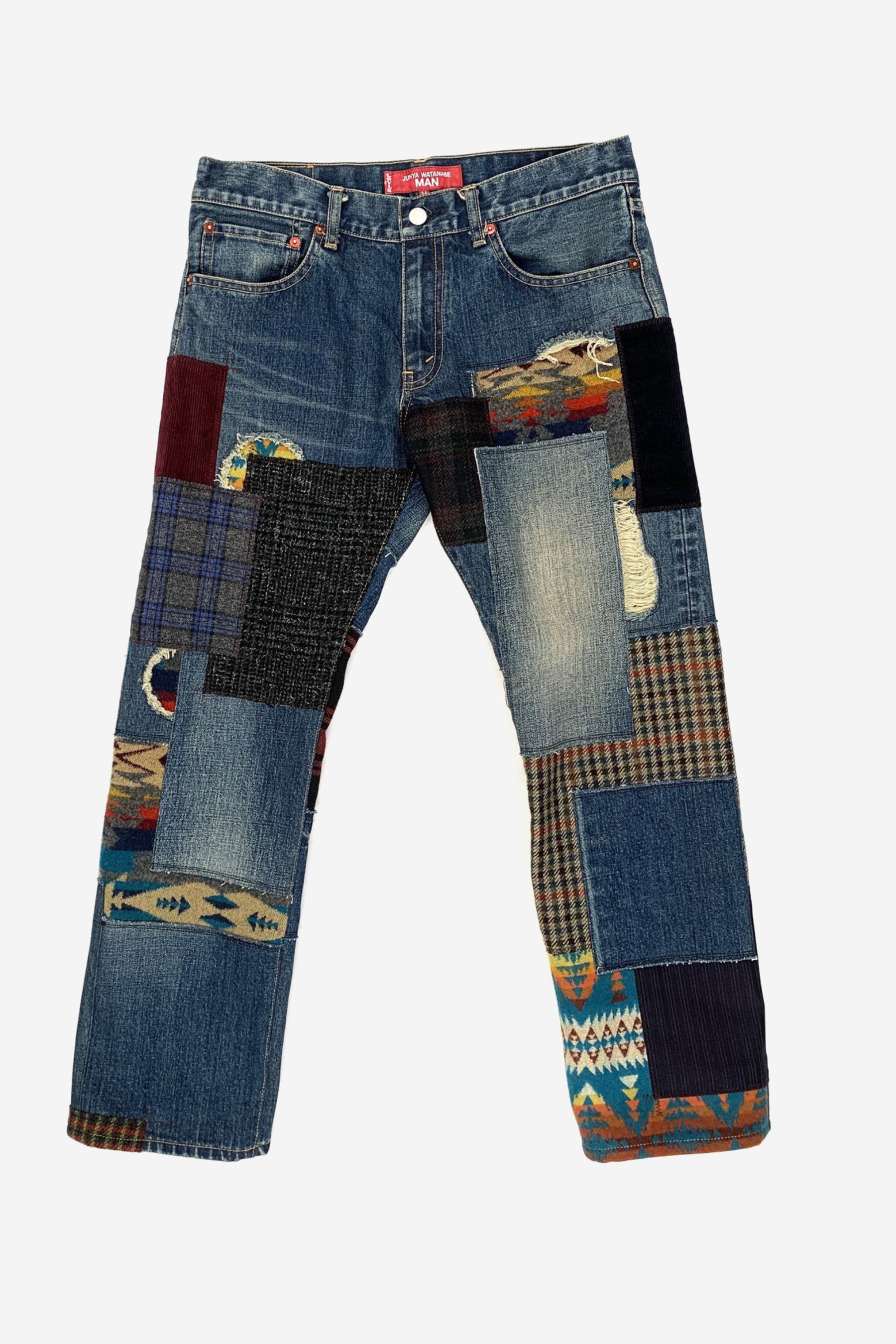 Pendleton Patchwork Levi's Denim Indigo WJ-P204