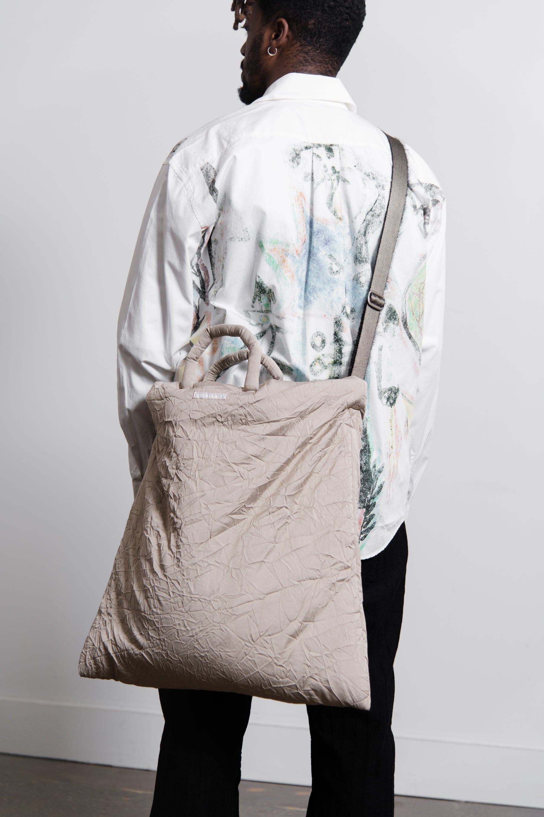 希少】our legacy big pillow tote 白 シルバー | hartwellspremium.com