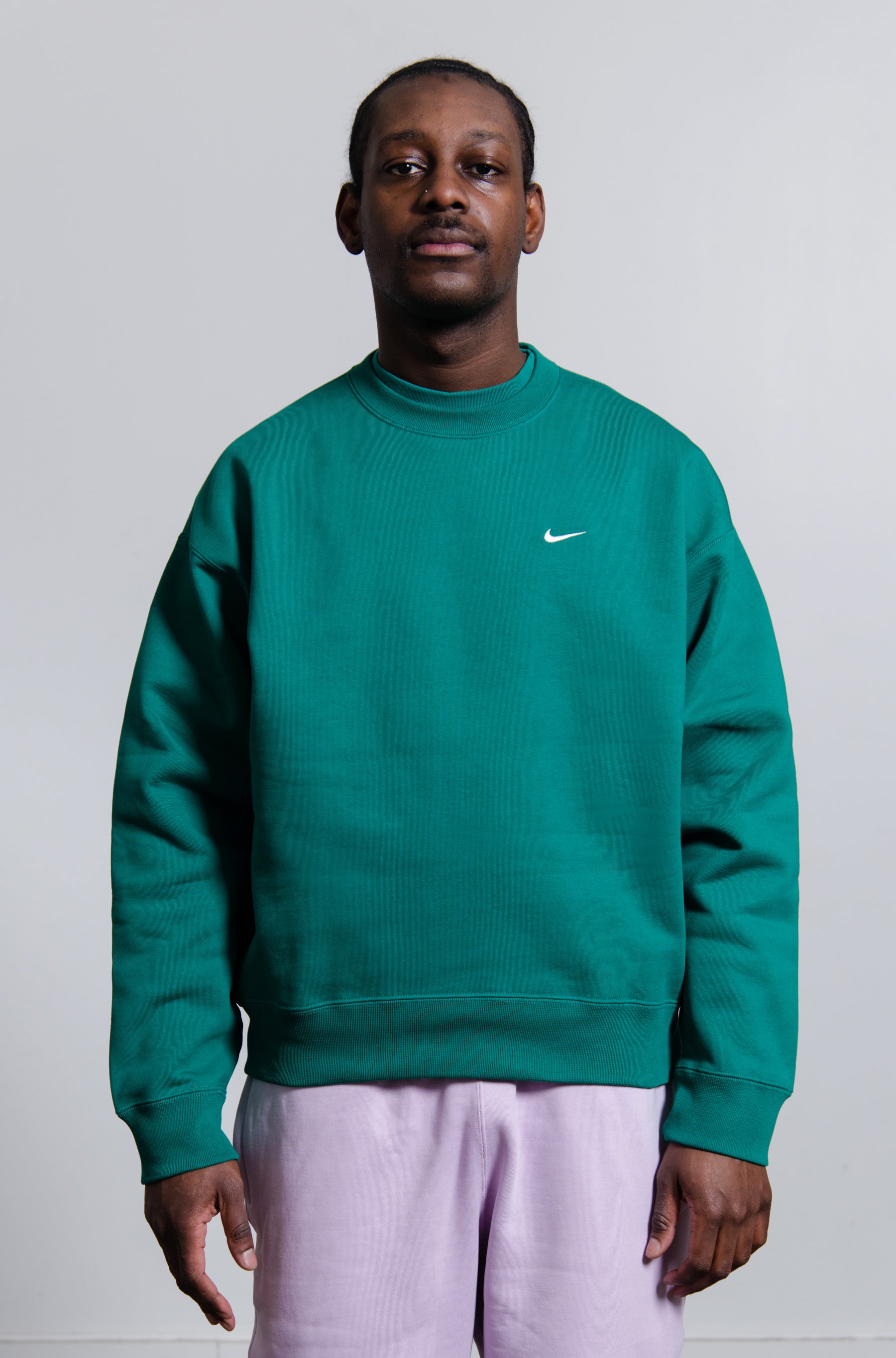 quarter zip crew neck nike sweater