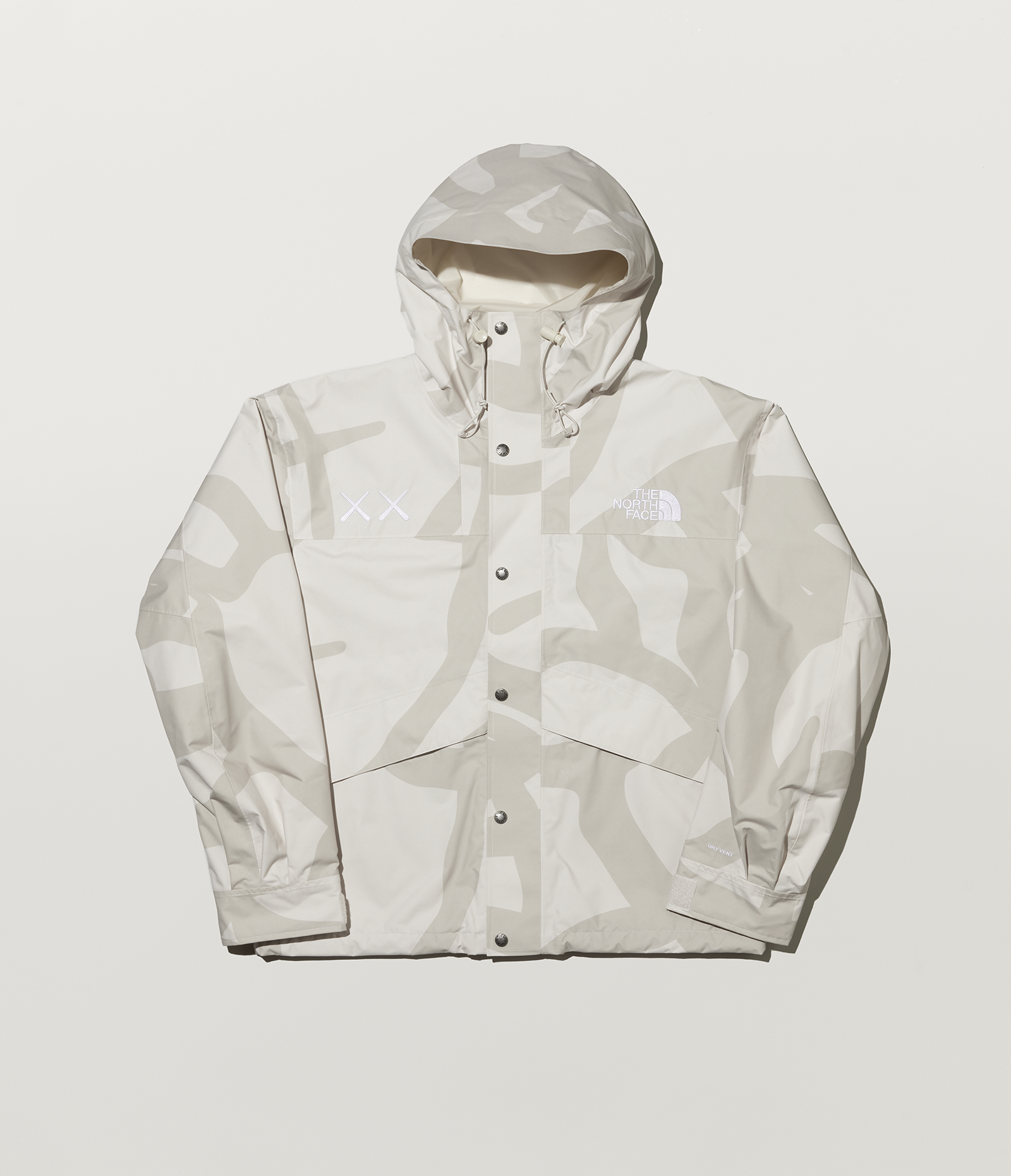 KAWS Retro 1986 Mountain Jacket Moonlight Ivory 7WLW8K3 (LAUNCH PRODUCT)