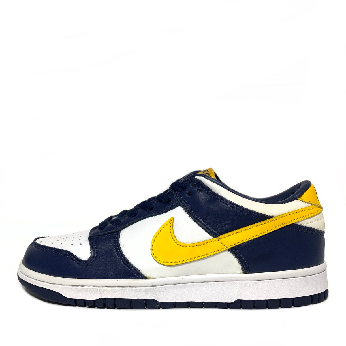 nike dunk low retro varsity maize midnight navy