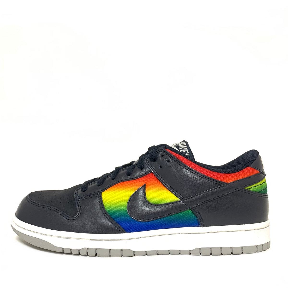 nike dunks rainbow black