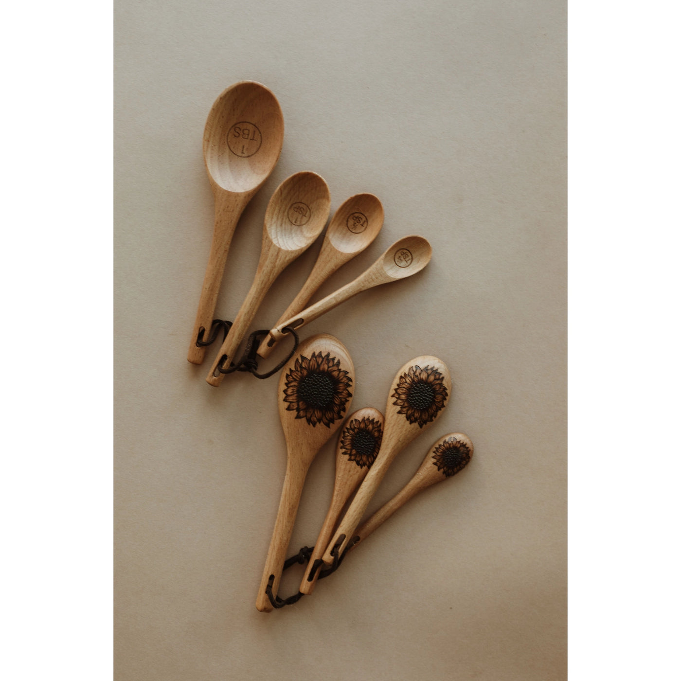 Sunflower Measuring Spoons - Set of 4