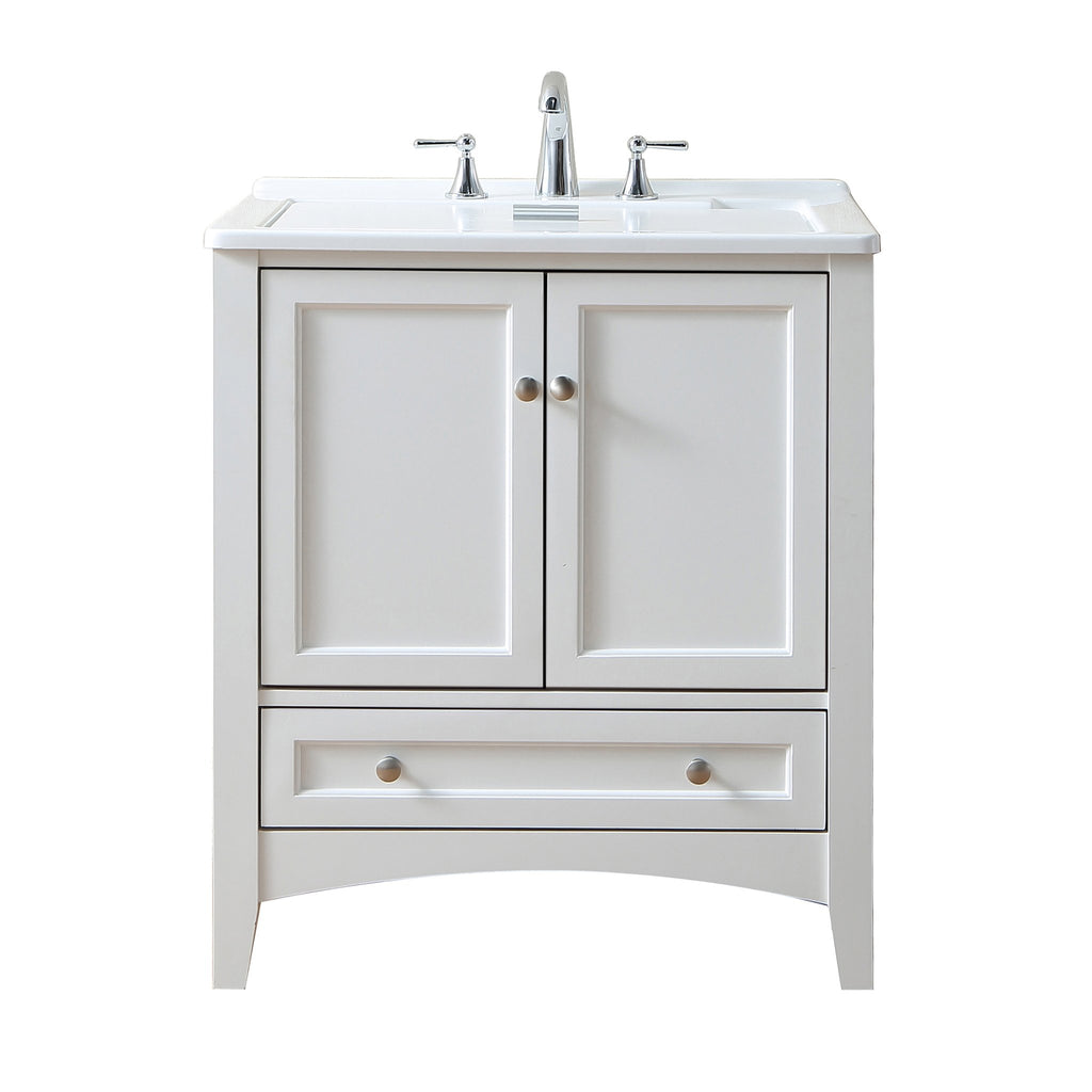 30 Inch White Laundry Utility Sink For 719 99 Myhomeandbath