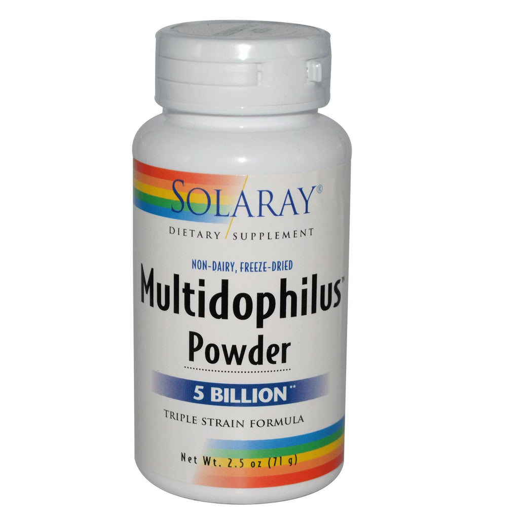 Solaray Multidophilus Powder 5 Billion Vigs Discount Supplements
