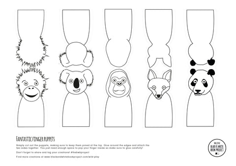 finger puppet templates