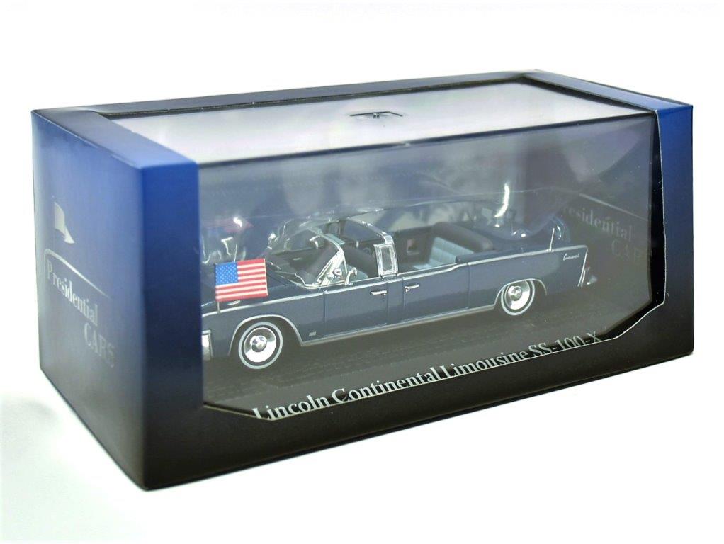 Kennedy 1/43 Scale Lincoln Continental Limo SS-100-X JFK 1963 Assassination JF 