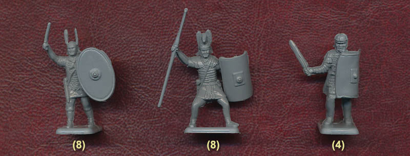 HAT 8075 1/72 Roman Command Set 44 Plastic Toy Soldier Figures 