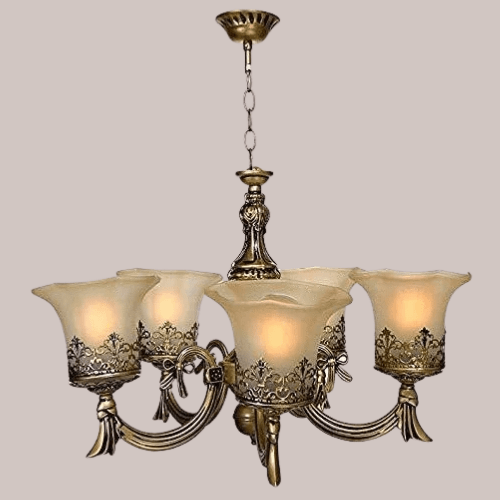 old fashioned chandelier lights