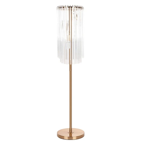 tahari gold floor lamp