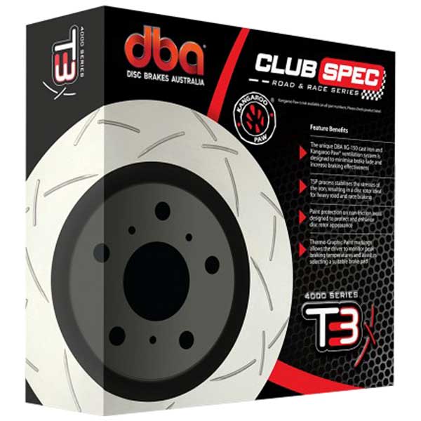 NEW DBA 42659S-10 T3 4000 Series Slotted Rear Disc Brake Rotor