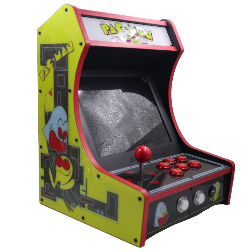 Mini Bartop Arcade Game Machine Cabinet Raspberry Pi 3b 128gb Pac