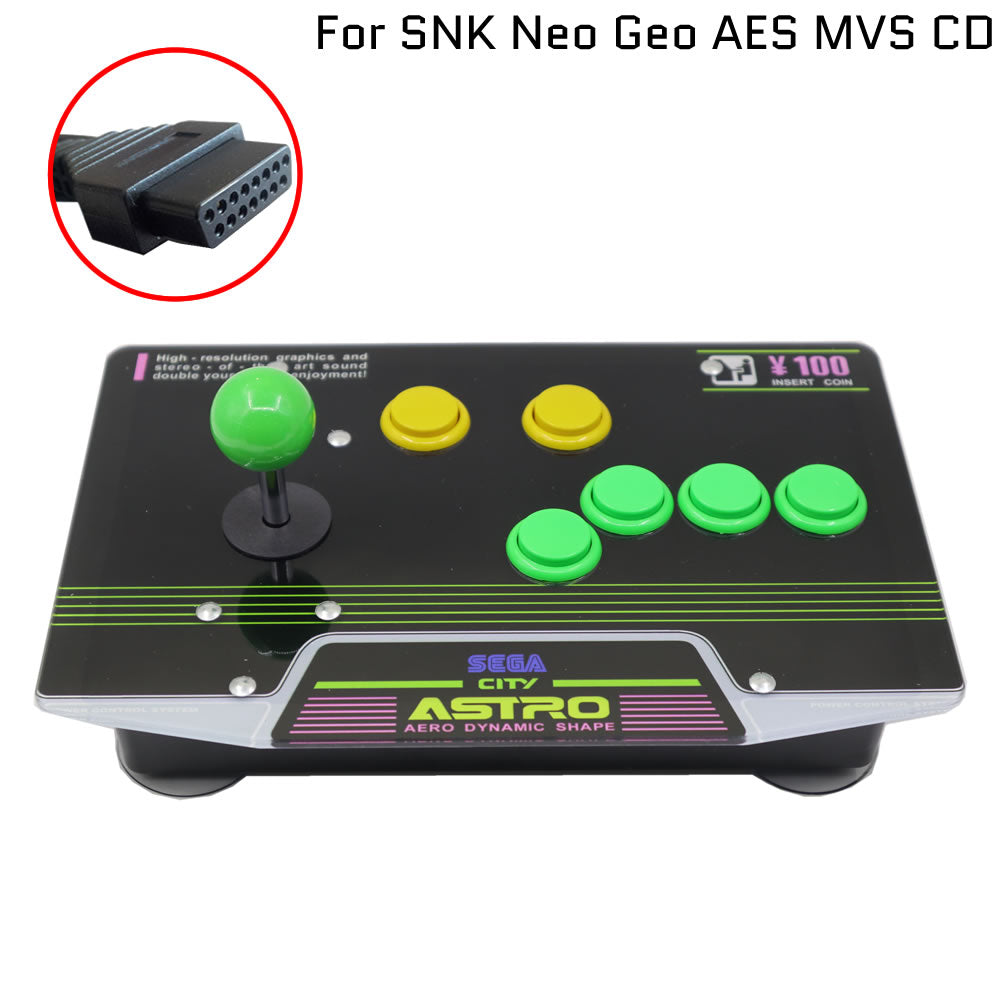 RAC-J200S 6 Buttons 15Pin Arcade Stick Joystick Controller For SNK Neo Geo  AES MVS CD