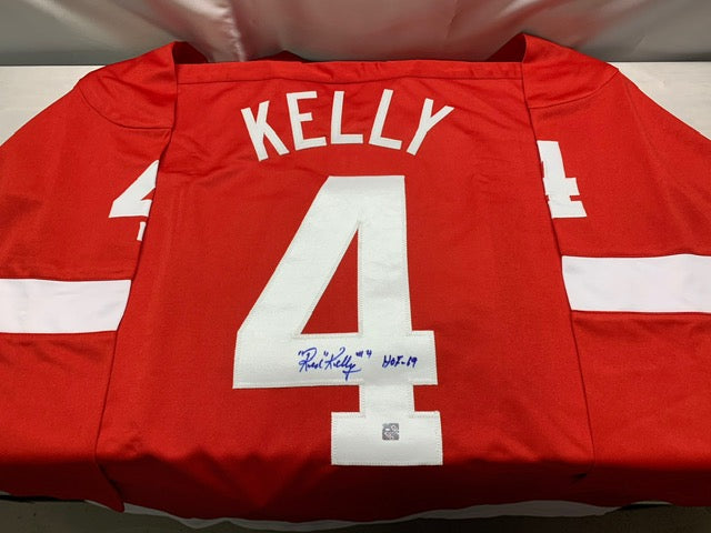 signed red wings jersey