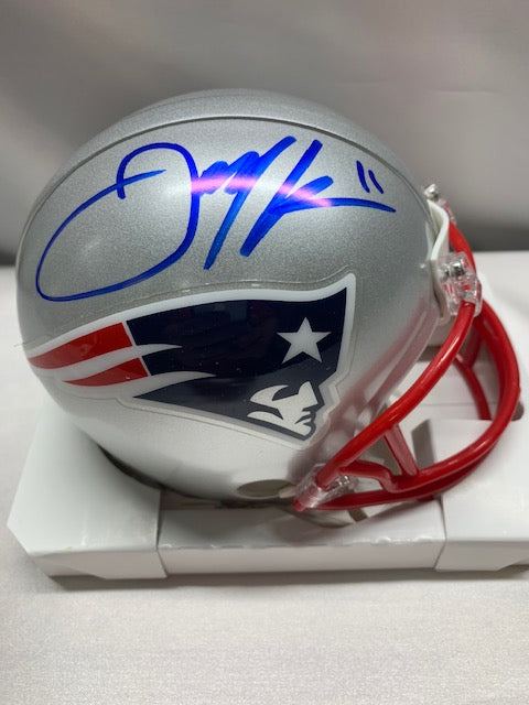 julian edelman signed helmet