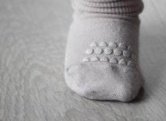 GoBabyGo crawling non-slip socks in bamboo cotton