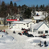 Aerial of Lakeside Convenience, Rangeley Maine