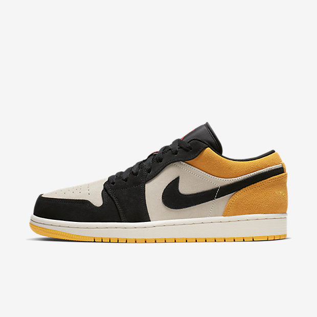 jordan 1 low sail university gold black