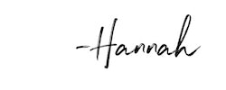 Hannah Signature