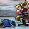 Lunettes de soleil en noyer Flashy