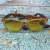 Lunettes de soleil en noyer Flashy