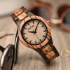 Montres en bois minimalistes couple et unisexe