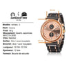 Montres en bois chronographe homme