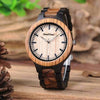 Montres en bois minimalistes couple et unisexe