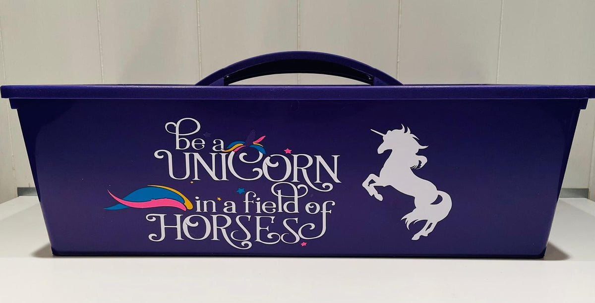 Personlised Tack Tray Cover Vinyl design **FREE UK POSTAGE **
