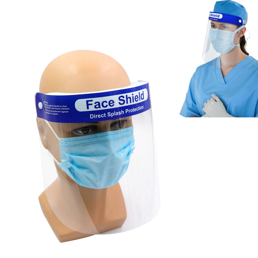 ANTI-FOG FULL FACE SPLASH PROTECTIVE FACE SHIELD