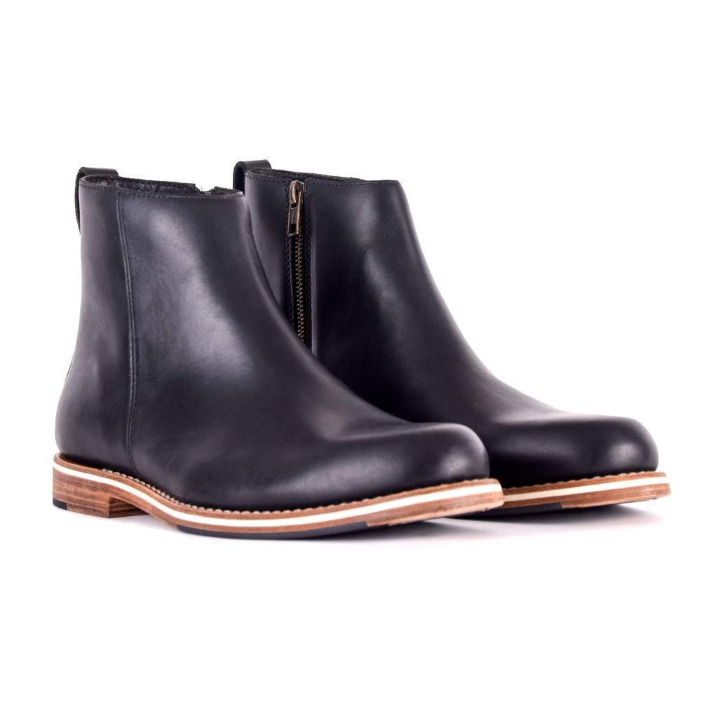 mens leather sole boots