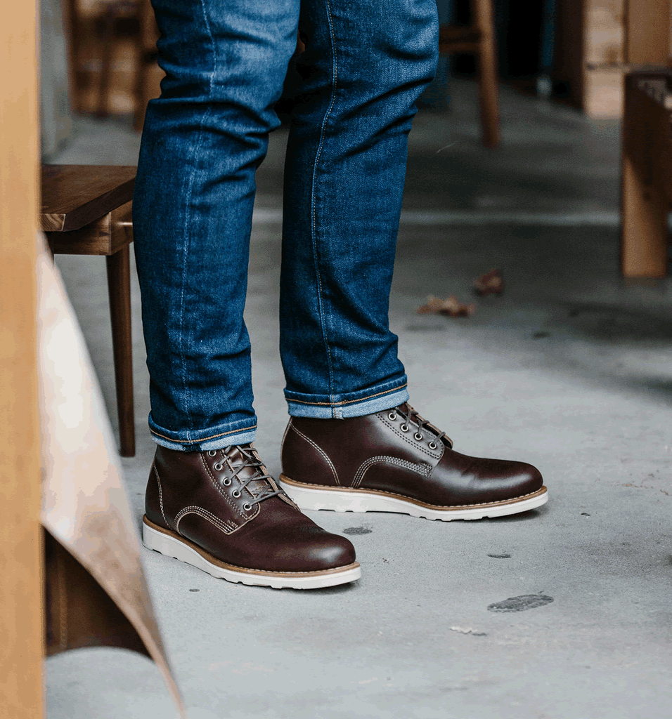 mens casual boots to wear with jeans 