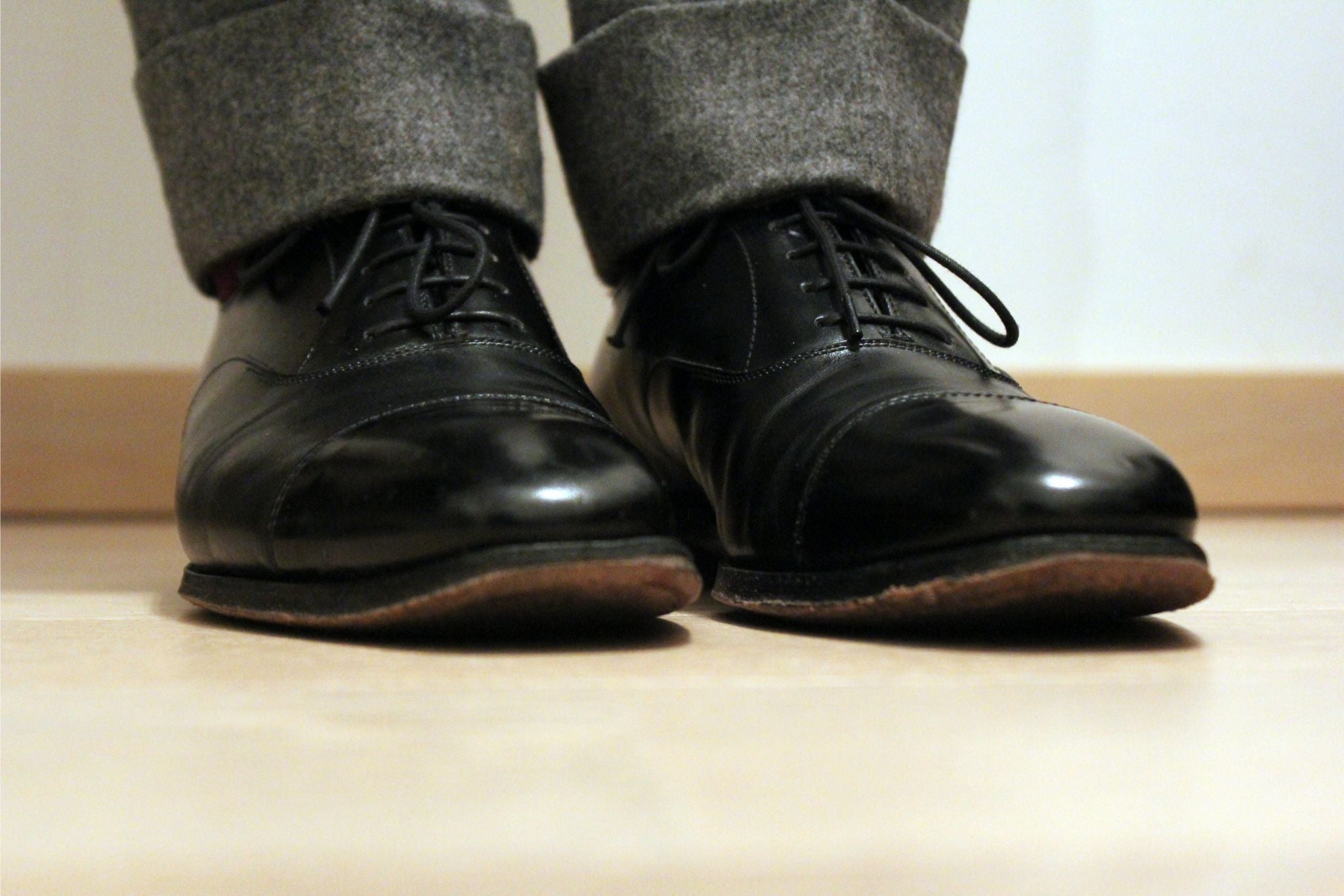 Black oxford shoes - Alfred Sargent