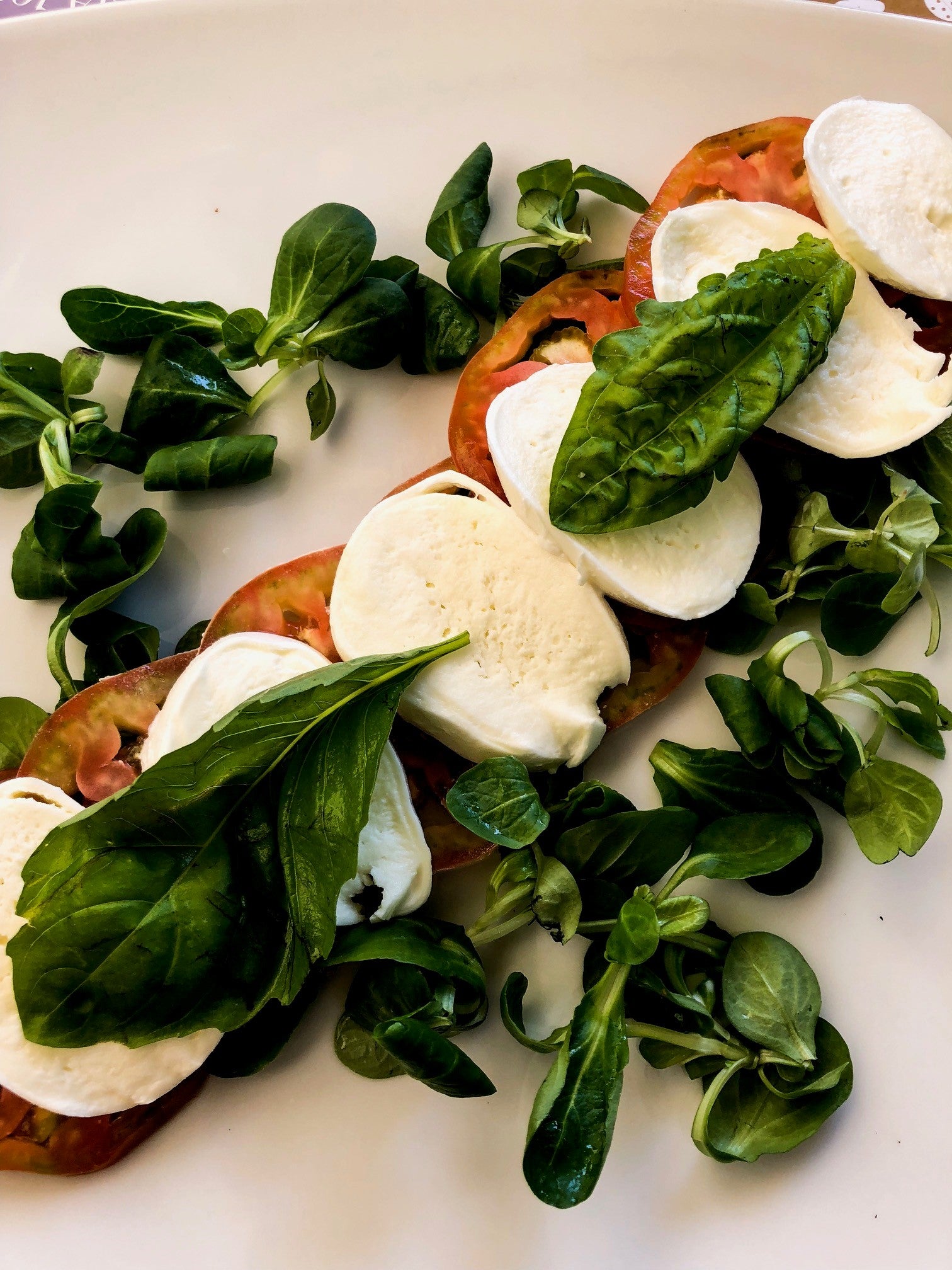 Caprese mozzarella and tomatoes