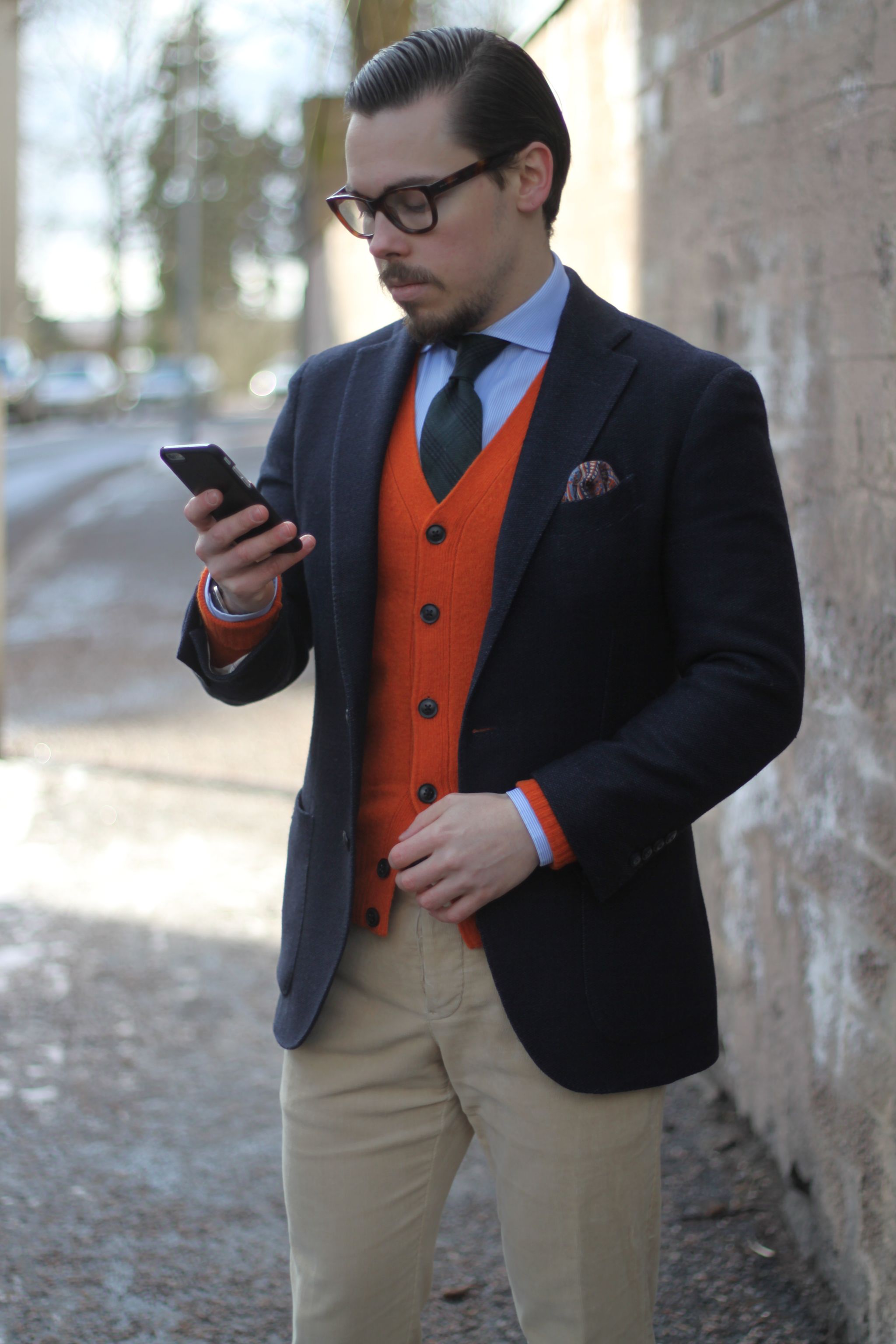 Cardigan with sport coat - how to layer with cardigan and sport coat