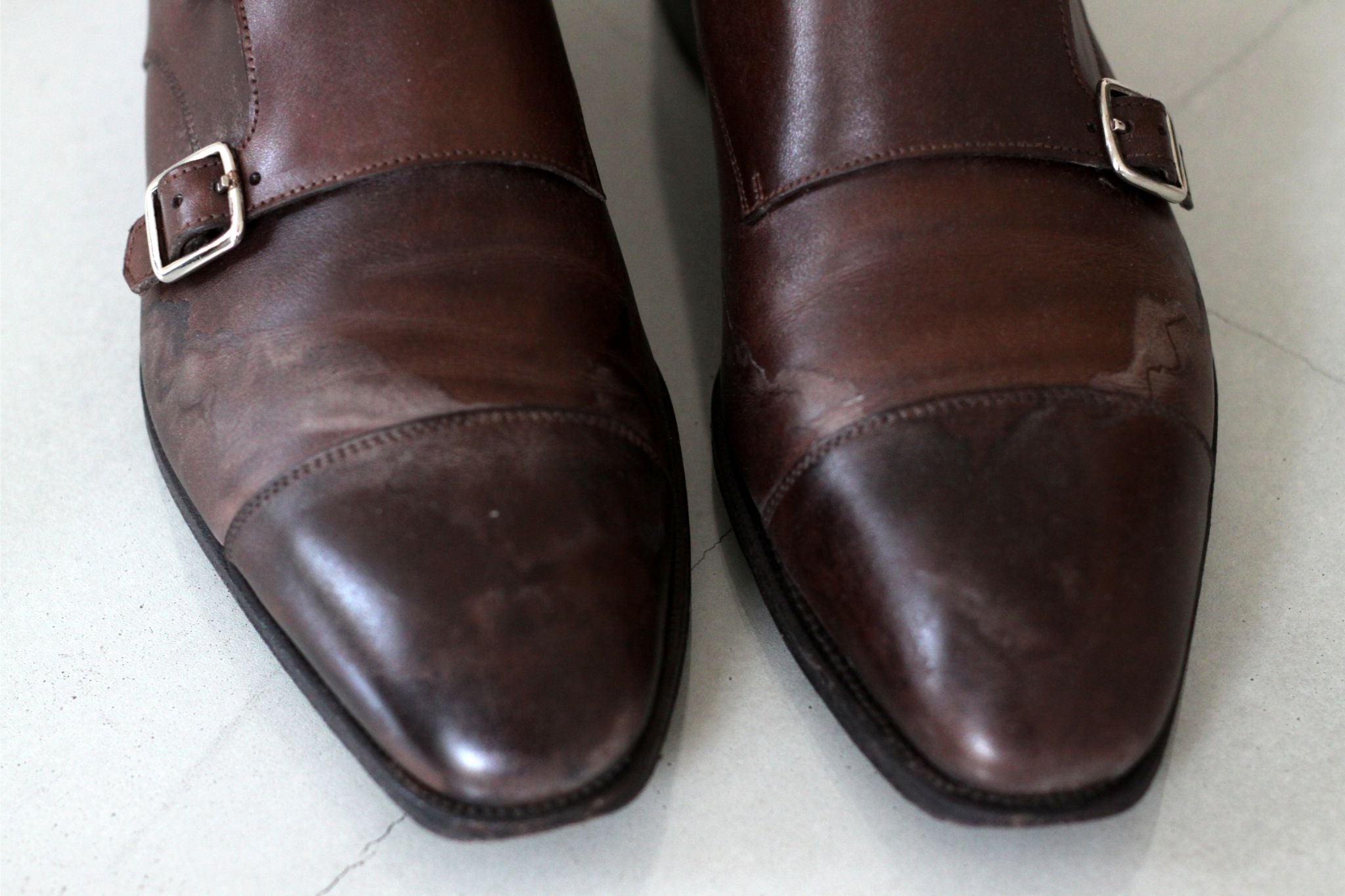How to take care of your dress shoes - salt damages in shoes
