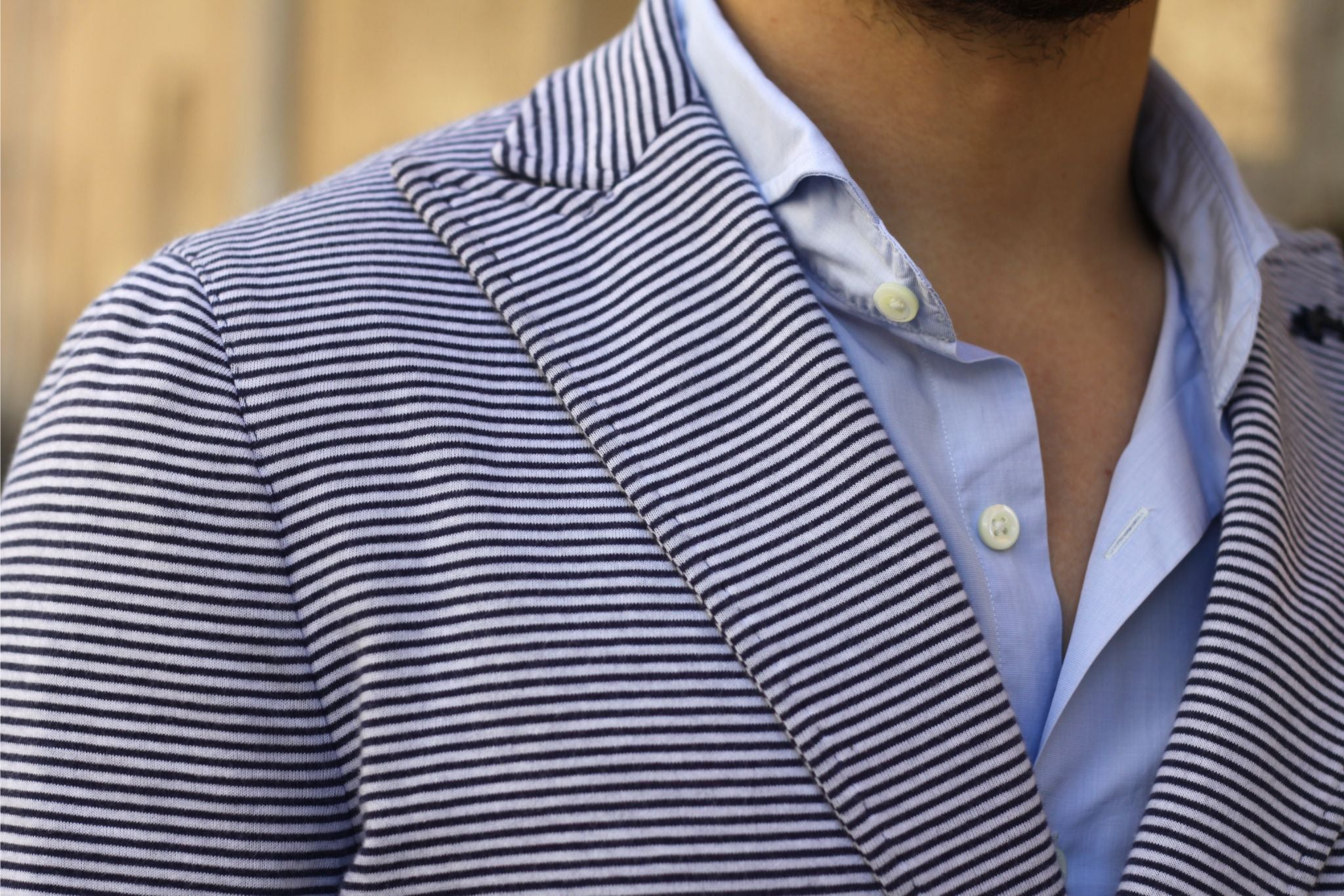 Tombolini blazer - Proper Cloth shirt