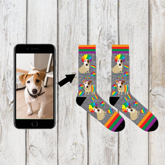 Personalisierte Socken Foto auf Socken Gesicht Socken Geschenkda