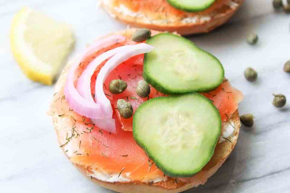 Weight Watchers Smoked Salmon Bagel