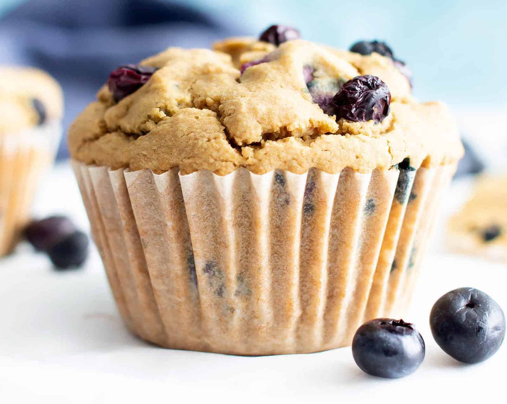 Nut-free snacks: Blueberry muffins