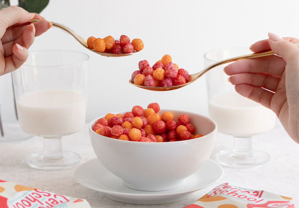 The Cereal School is low-sugar cereal