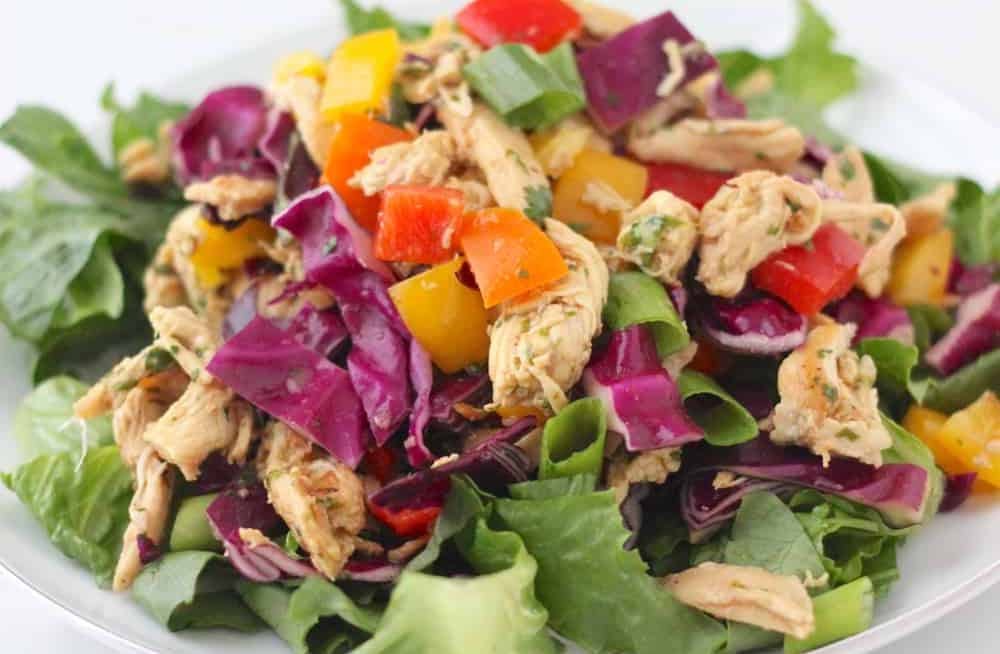 High-Protein Lunch: Chinese chicken salad