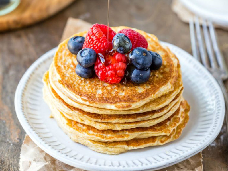Atkins breakfast: cottage cheese pancakes