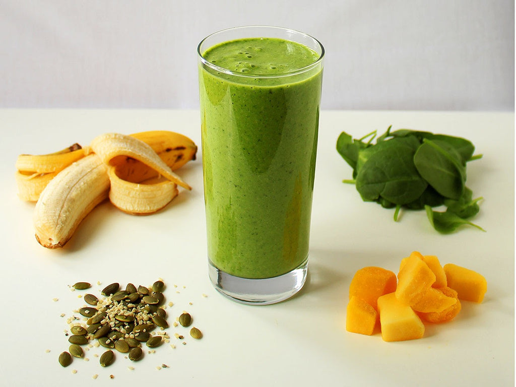 High-protein snacks: Green smoothie