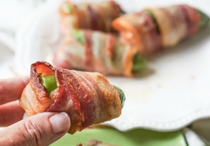 Easy Keto Snack Idea: Bacon Wrapped Jalapeno