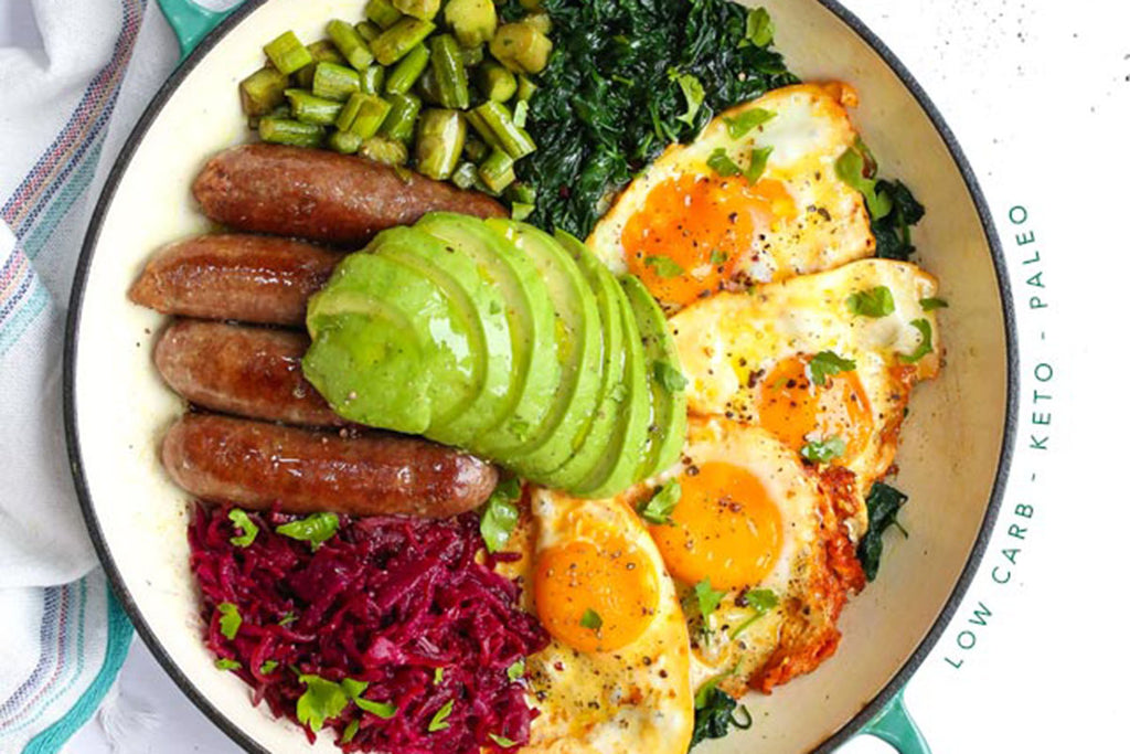 Quick Low Carb Breakfast Keto Bowl