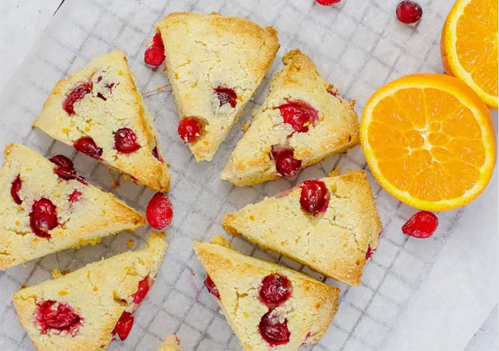 Breakfast for a Crowd: Keto Cranberry Scones